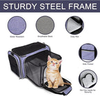BAGLHER Cat Carrier Bag, Airline Approved Pet Carrier Soft Side Pet Travel 5 - Image 3