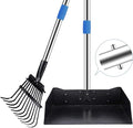 QiMH Upgraded Dog Pooper Scooper Extra Large, Adjustable Long Handle Stainless by Qimh