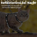 PUPTECK Adjustable Cat Harness and Leash Set Escape Proof Kitten Strap Collar - Image 7