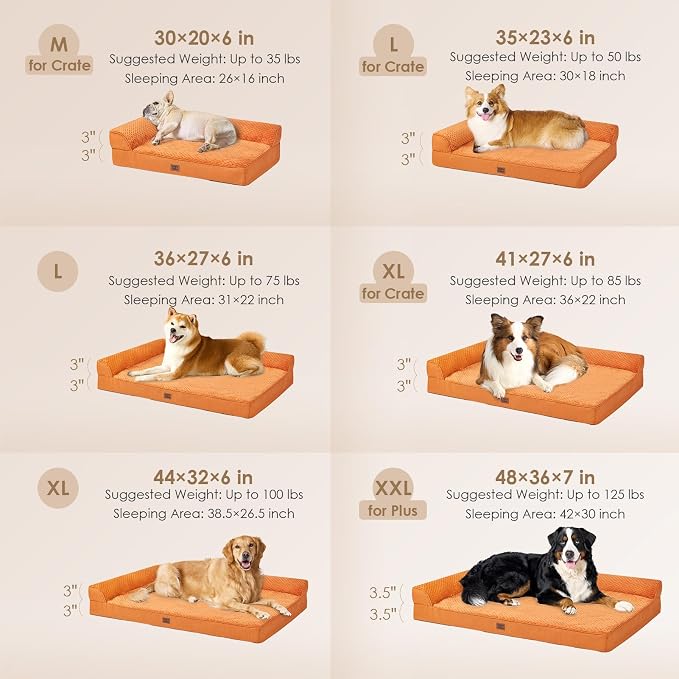EHEYCIGA XXL Dog Bed Memory Foam, Orthopedic Giant Dog Bed Jumbo - Image 2