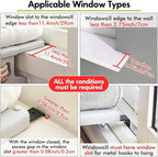 Cat Window Sill Perch with Large Bolster, Pet Hammock Bed - Image 7