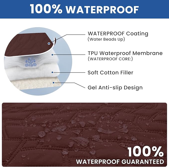 Waterproof Dog Bed Cover Pet Blanket, Soft Couch Cover - Image 2