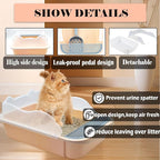 kathson Open Cat Litter Box - Image 3