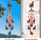 Outdoor Cat Wind Chimes, Gifts for Mom & Grandma & Family, Music Wind Catcher - Image 6