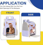 Pet Backpack Carrier, Portable and Ventilated, Oxford Cloth, Dogs Cats and - Image 5