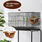 BWOGUE Winter Warm Bird Nest Bed Hanging Hammock Snuggle Hut Parrot House Tent - Image 5