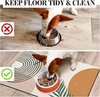 Dog Food Mats for Floors, Absorbent Dog Bowl Mat for Food and Water Dispenser - Image 3