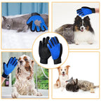 GJEASE Cat Grooming Glove Brush, Pet Hair Remover Tool, Reusable Dog Hair Fur - Image 4