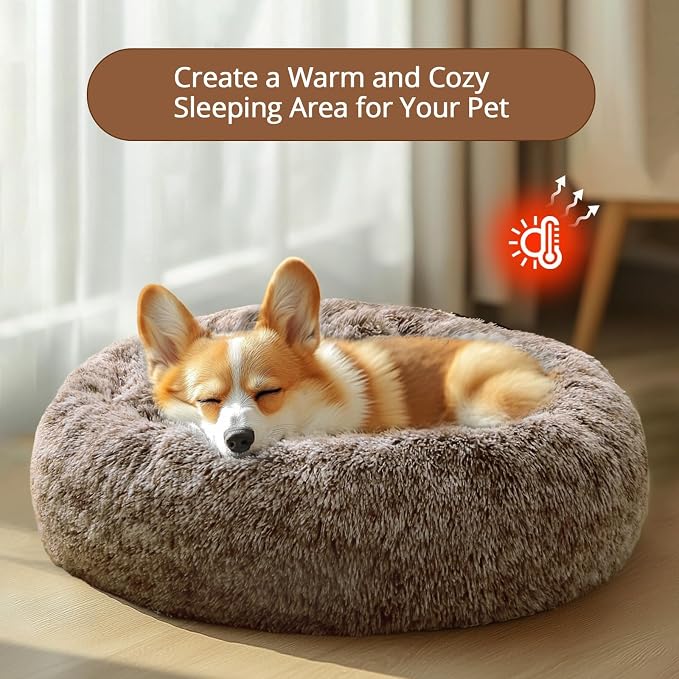 JOLLYVOGUE Calming Dog Bed for Small Dogs - Image 4