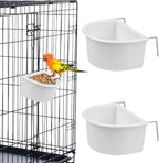 Bird Feeder, Bird Water Cage Accessories, Hanging Bird Food Bowl Cups by Symphonyw