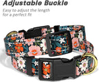 Reflective Dog Collar for Small Dogs, Cute Flower Theme Adjustable Heavy-Duty - Image 6