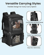 Double-Compartment Pet Carrier Backpack - Image 4