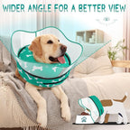 Supet Raised Inflatable Dog Cone Collar to Stop Licking, Soft Dog Cone - Image 5