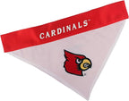 Pets First Collegiate Pet Accessories, Reversible Bandana, Louisville Cardinals by PETSFIRST