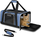 Petskd Pet Carrier 17x13x9.5 Southwest Airline Approved, Pet Travel Carrier Bag by Petskd