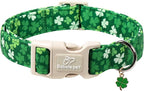 St. Patrick's Day Dog Collar for Medium Dogs by Babolepet