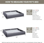 WNPETHOME XXL Extra Large Dog Bed, Washable Dog Couch - Image 3