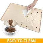 Ptlom Silicone Pet Placemat for Dog and Cat, Waterproof Non-Slip Pet Feeding - Image 7