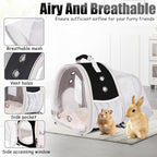 Back Expandable Backpack for Small Animals, Portable Travel Bag Breathable Pet - Image 3