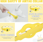 BINGPET AirTag Cat Collar with Bells, Upgraded Safety Elastic Cat Collar with - Image 3