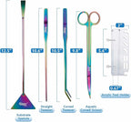 hygger 6-in-1 Long Aquarium Aquascaping Tools Kit, Color Stainless Steel - Image 6