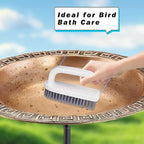 2-Pack Bird Bath Brush Includes Large and Small Brushes, Scrubbing Brush Set - Image 5