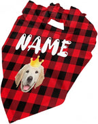 Custom Dog Bandana Add Your Text Photo Name Personalized Neckwear Bandanas Soft - Image 6