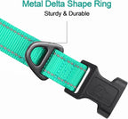 Joytale Reflective Dog Collar, Soft Neoprene Padded, Metal D-Ring, Nylon Pet - Image 3