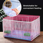Bird Cage Seed Catcher Skirt, Bird Cage Mesh Net Cover, Parakeet Cage Skirt - Image 6