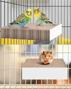 KATUMO Bird Toys, 7.8 Inch Paper Parakeet Shredding Chewing Toys Parrot Perch - Image 7