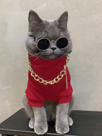QWINEE 3Pcs Dog Hoodie Cat Apparel Dog Custume Set - Image 2