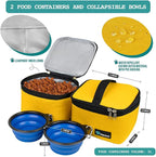 PetAmi Dog Travel Bag, Travel Pet Bag Organizer, Dog Food Travel Bag - Image 3