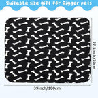 Eccliy 20 Pcs Puppy Blanket Pet Soft Fleece Dog Blankets Warm Felt Throw Sleep - Image 2