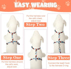 2 Pack Cat Harness and Leash Set, Escape Proof Adjustable Kitten Harness - Image 5