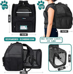 PetAmi Dog Cat Backpack Carrier, Expandable Pet Carrier Backpack - Image 2