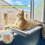 Foldable Cat Window Perch, Natural Wood, 16.5''×12'' Hammock, 35 lbs Weight - Image 6