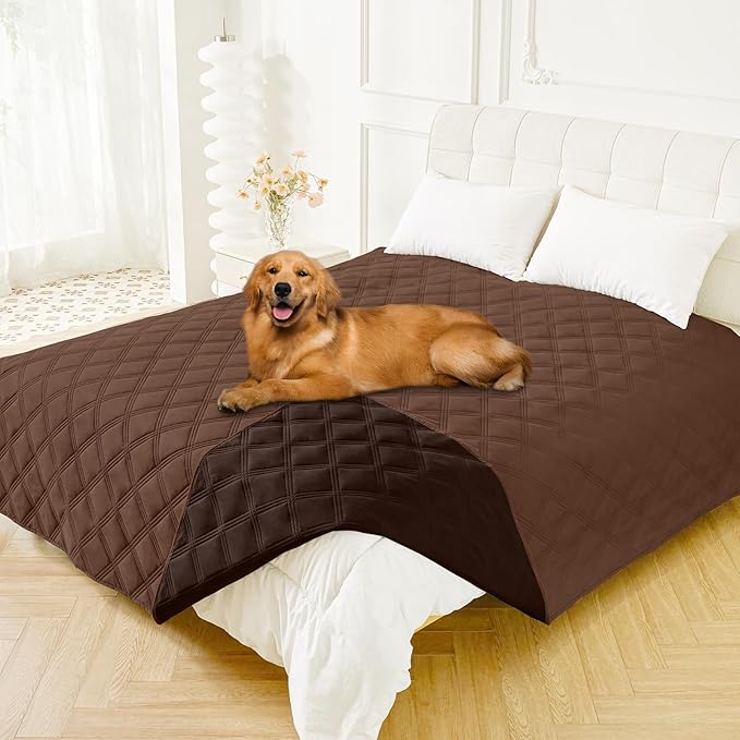 Smiry Waterproof Dog Bed Cover Blanket 82x102, Soft Reversible Pet Blanket by Smiry