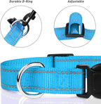 TagME Dog Collars for Small Dogs, Reflective Nylon Pet Collar - Image 3