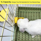 35oz Rabbit Water Bottle, Pet Hanging Automatic Water Dispenser - Image 2