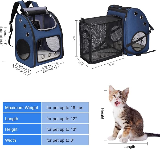 Expandable Pet Carrier Backpack - Image 2