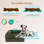 EHEYCIGA Orthopedic Dog Bed for Medium Dogs, Waterproof Memory Foam Medium Dog - Image 3