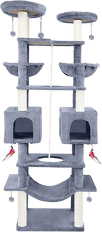 71in Multifunctional Multi-Level Cat Tree Tower by ROYPET
