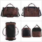 Stylish Leather Pet Carrier for Small Dogs and Cats Up to 15 lbs, Airline - Image 3