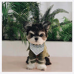 ARING PET Dinosaur Dog Bandanas, Summer Kerchief Triangle Bibs Scarf - Image 4