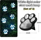 3pcs-Solar Paw Print Lights, Wireless of Cat Dog Animal Solar Lights Outdoor - Image 6