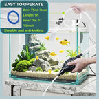 5ft Aquarium Siphon Vacuum Cleaner-Hand Siphon Pump Water Changer - Image 5