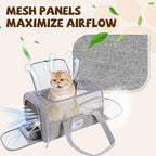 Cat Carrier Soft for Pets Up to 25 Lbs, Cat Travel Bag - Image 4