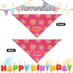 Dog Birthday Decorations Rose Pink, Dog Birthday Party Supplies - Image 6