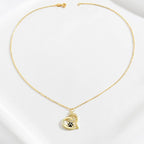 Personalized Cute Dog Cat Paw Name Necklace Forever Love Custom Heart Pendant - Image 6