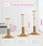 Made4Pets Cat Scratching Post Premium Sisal Cat Scratcher Kitten Toys - Image 3